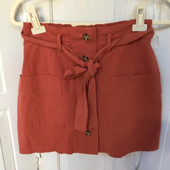 One Clothing Button Down Skirt - Picture 2 of 13